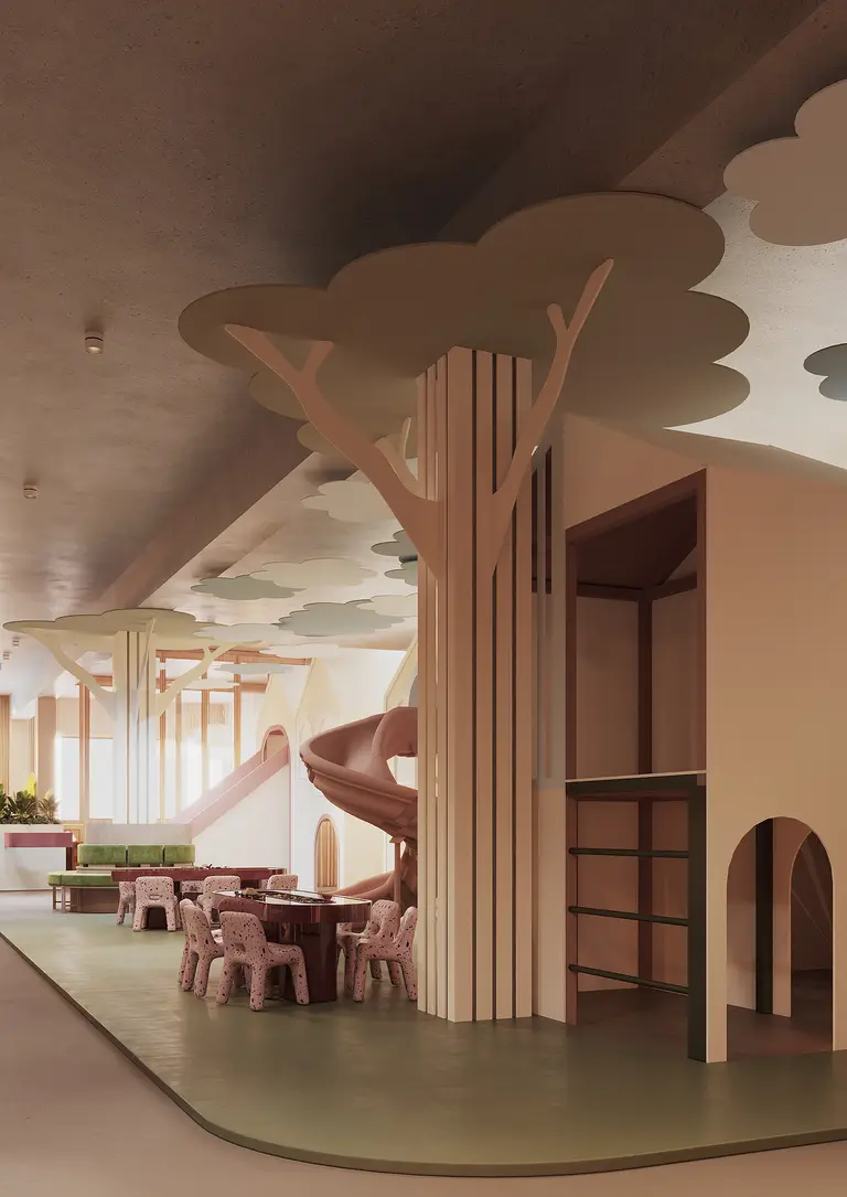 Das Baumhaus im Spielbereich