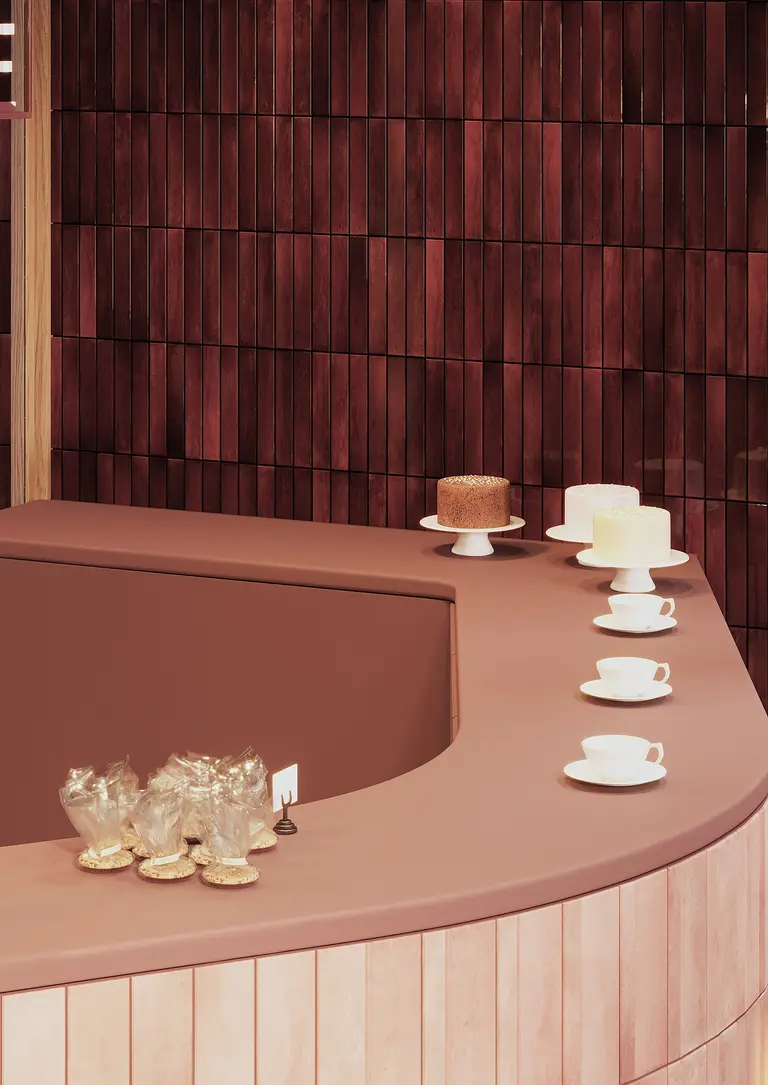 Kuchen auf der Theke